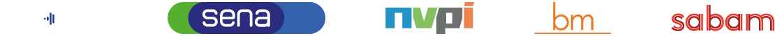 Logo's BumaStemra, Sena, Nvpi, Abmd en Sabam